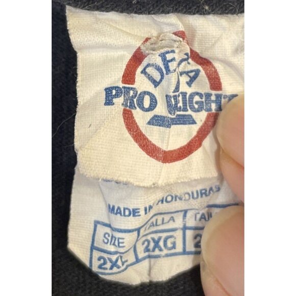 2XL Black Delta Pro Weight Ford Racing T-Shirt Graphic On Back - Picture 3 of 8